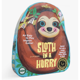 Sloth in a Hurry Shaped Box Spinner Game
