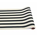 Black & Gold Awning Stripe Paper Runner