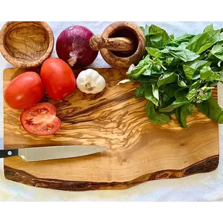 Rustic Olive Wood Cutting Board | 12"