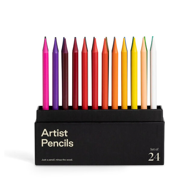 karst Woodless Artist Pencils - Set of 24