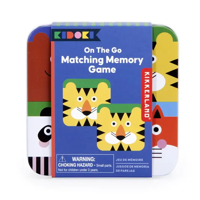 Kikkerland On The Go Matching Memory Game