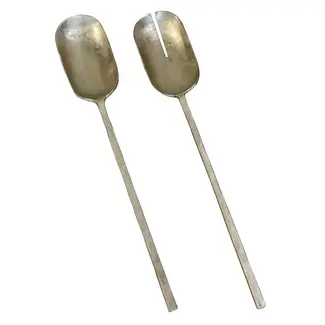 Brass Hayes Salad Servers