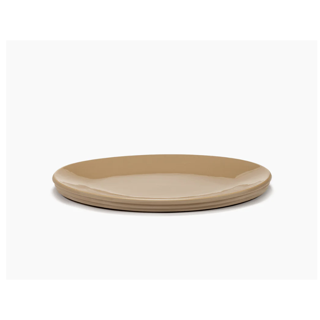 Small Serving Dish Oval Clay Dune