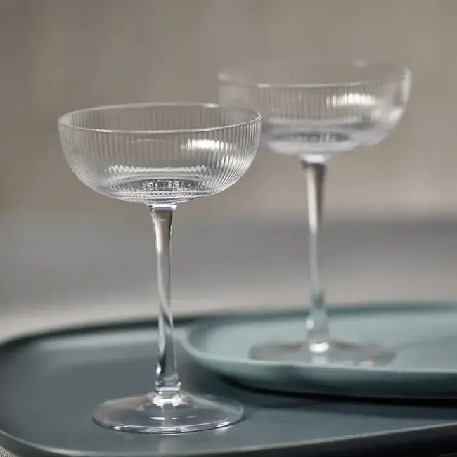 zodax Optic Design Martini Glass
