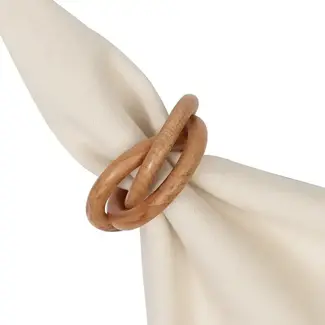 Design Imports Wood Rings Napkin Ring