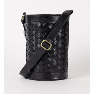 O My Bag Zola - Black Classic Woven Leather