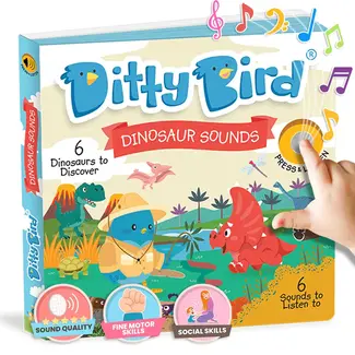 Ditty Bird Dinosaur Sounds Book