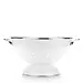 Solid White Large Colander