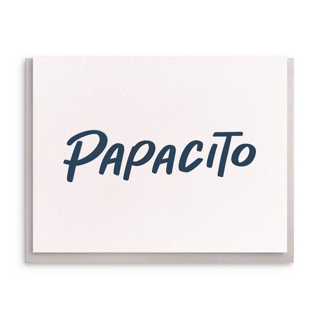 Papacito - Letterpress Greeting Card