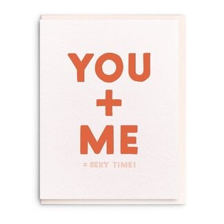 Sexy Time - Letterpress Anniversary Card