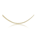 17" CHOKER HERRINGBONE CHAIN - GOLD