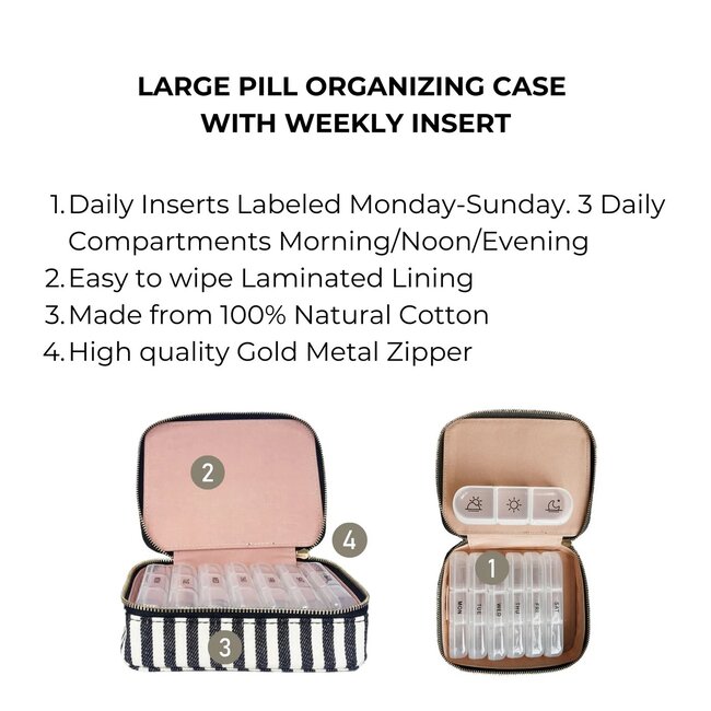 Large Pill Organizing Case