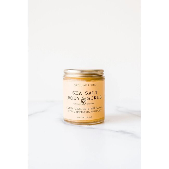 Sea Salt Body Scrub, Sweet Orange & Bergamot