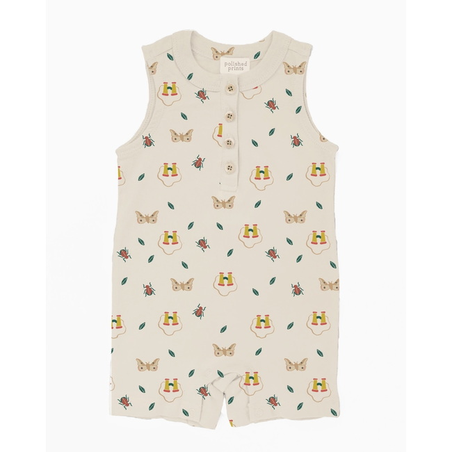 Bugs & Binoculars Baby Romper 3mo