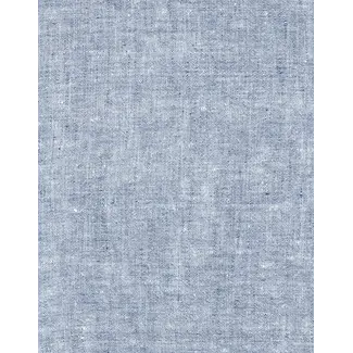 So Soft Linen Chambray Blue 28x36 Down Dutch Euro Pillow
