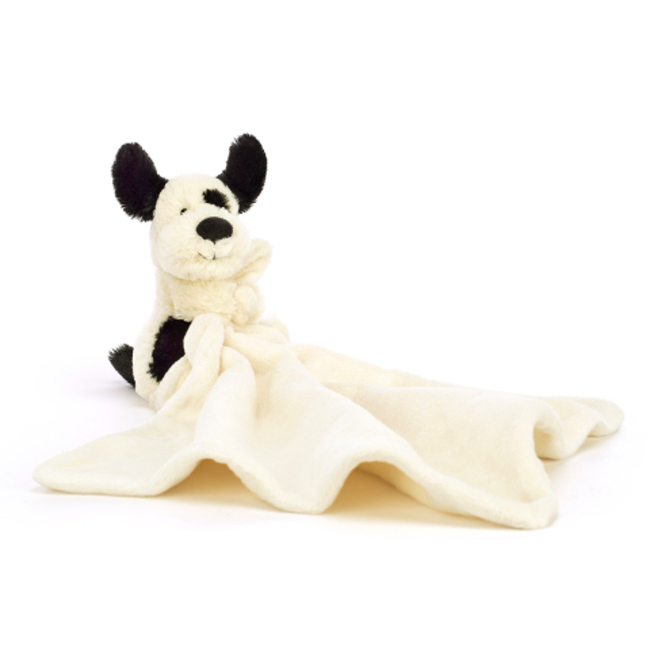 Bashful Black & Cream Puppy Soother