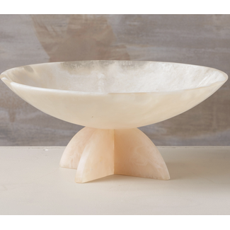 Flow Resin Fruit Bowl - Peach Blush