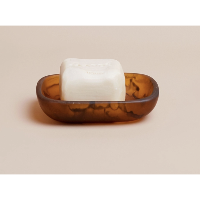 Flow Resin Soap Dish - Earth