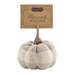 Pumpkin Buffalo Check Placecard Holder Ast.