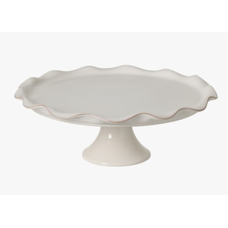 FOOTED PLATE 14 in  COOK & HOST WHITE