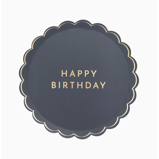 Midnight Blue Signature Happy Birthday Small Plate