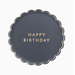 Midnight Blue Signature Happy Birthday Small Plate