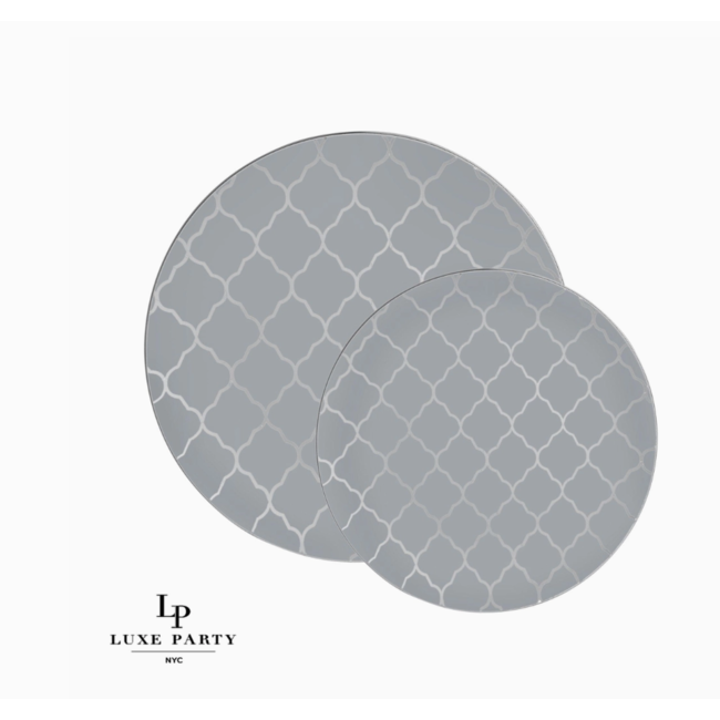 Gold Round Plastic Plates | 10 Pack