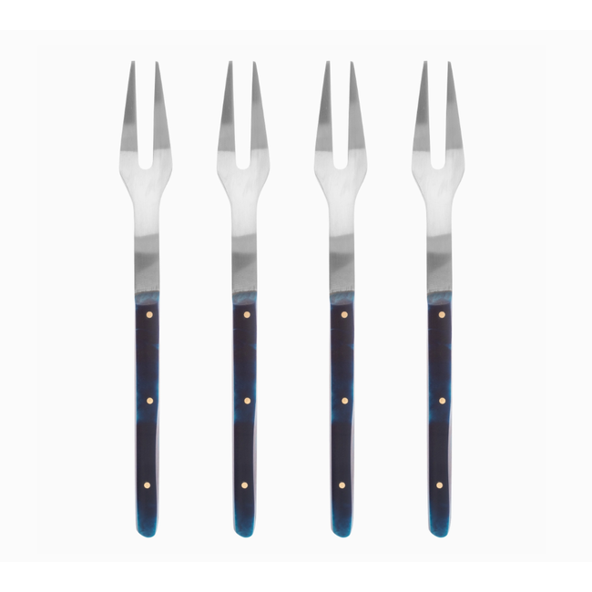 Santorini Resin Appetizer Forks S/4