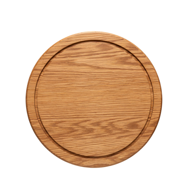 Serving Bowl Scotia White + Wood Lid