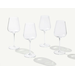 WHITE WINE GLASSES - SET OF 4