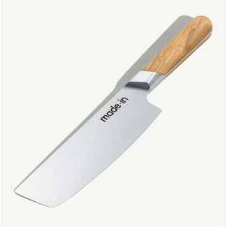 made in 6” NAKIRI KNIFE - OLIVE WOOD