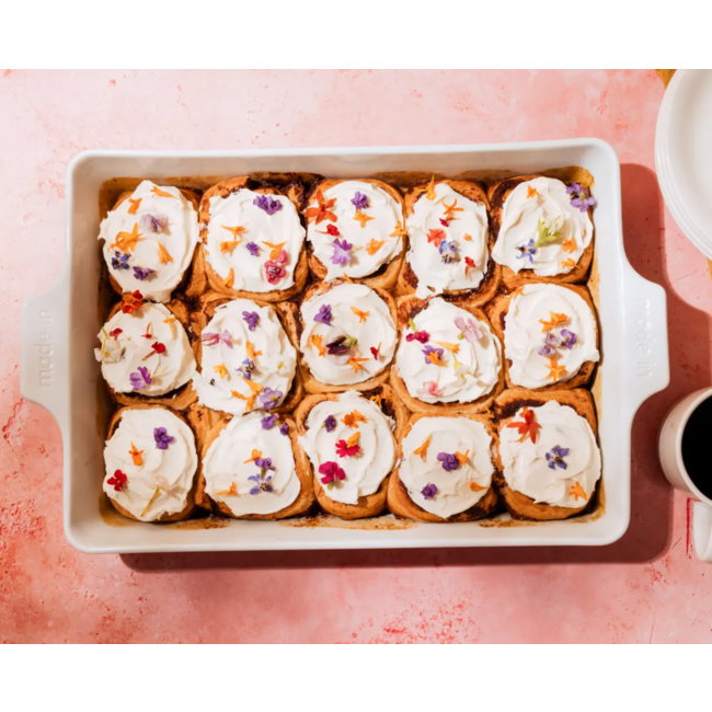 9 x 13” RECTANGLE BAKING DISH - WHITE