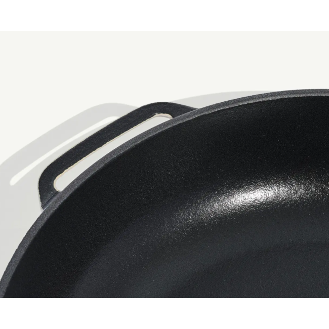 made in Enameled Cast Iron 11.5'' Skillet - Antique White