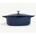 made in Enameled Cast Iron 7.5 qt. Oval Dutch Oven - Harbour Blue