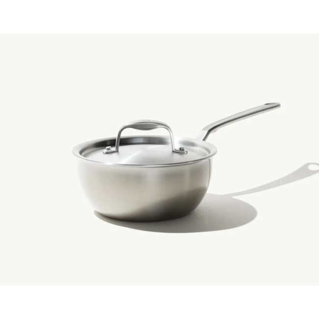 made in Stainless Clad 2 qt. Saucier with Lid