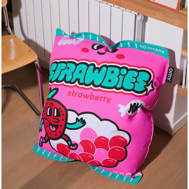Strawbies - Giant inflatable pillow