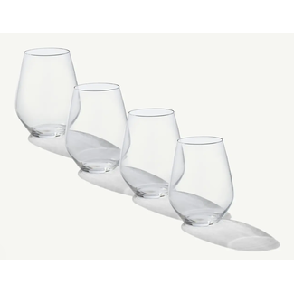 STEMLESS WINE GLASSES - SET OF 4