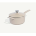 made in Enameled Cast Iron 2 qt. Saucepan - Antique White