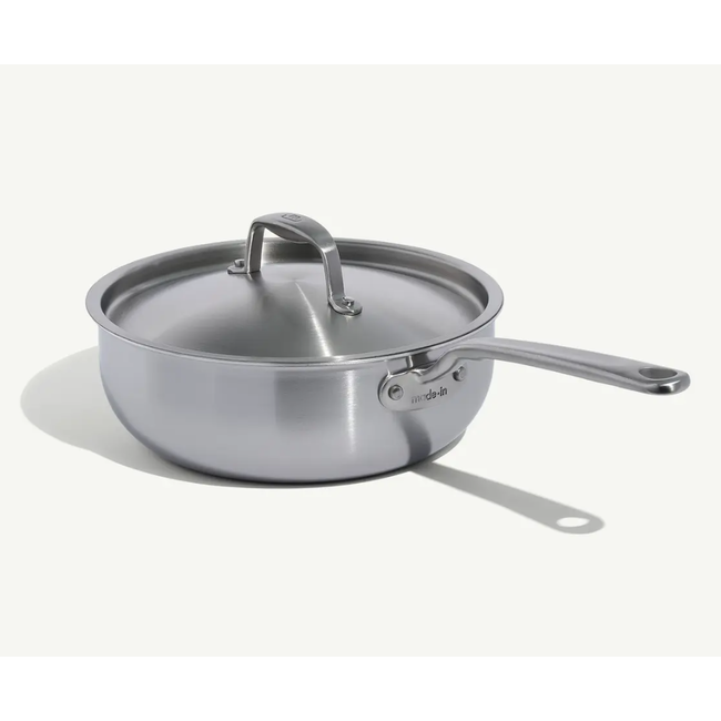 made in Stainless Clad Saucier 3QT