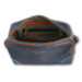 Blue Leather Dopp Bag