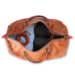 Brown Weekend Bag with Leather Shoulder Strap