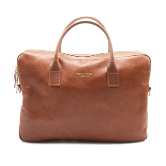 Brown Metro Bag with adjustable leather shoulder strap