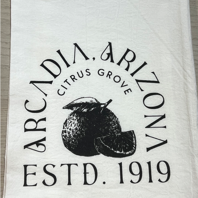 Arcadia Citrus Grove Tea Towel