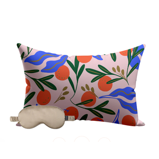 Italian Orange Pillowcase & Eye mask