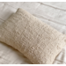 Cozy Cotton Beige Boucle 14x20 Pillow