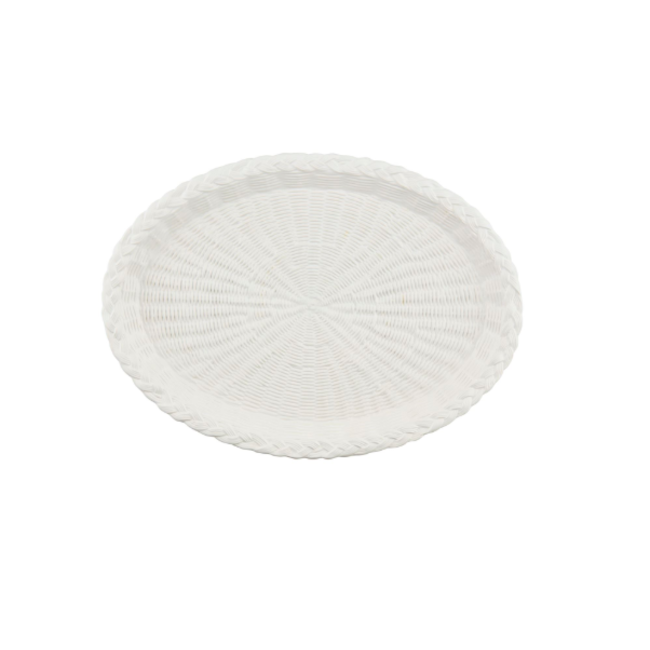 Woven Stoneware Platter