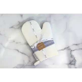Oven Mitt Blue Stripe S/2