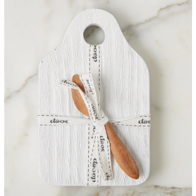 Small Dutch Cheese Board, White