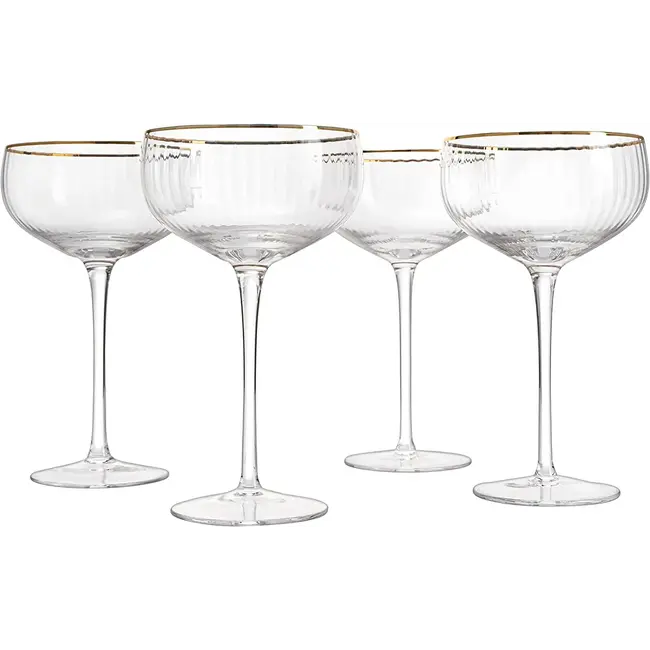 Gold Rim Coupe - Large