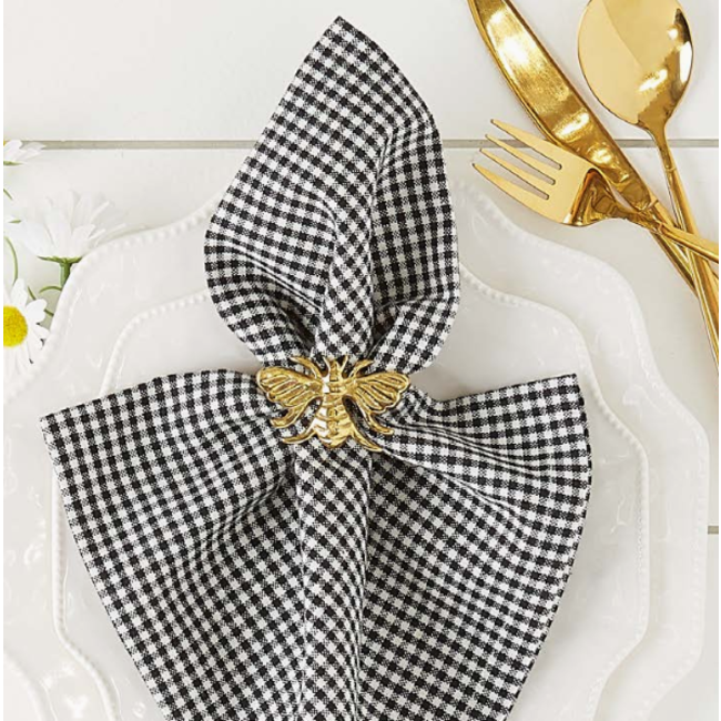 Gold Bee Napkin Ring